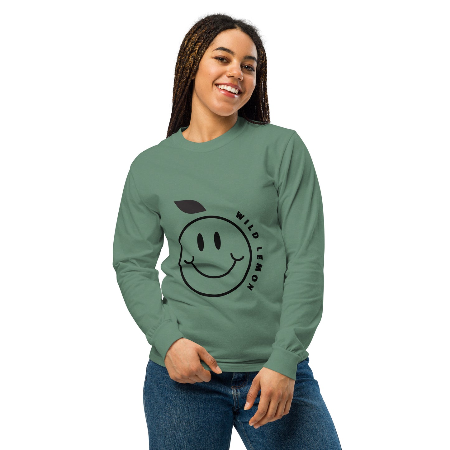 Wild Smiley heavyweight long-sleeve shirt