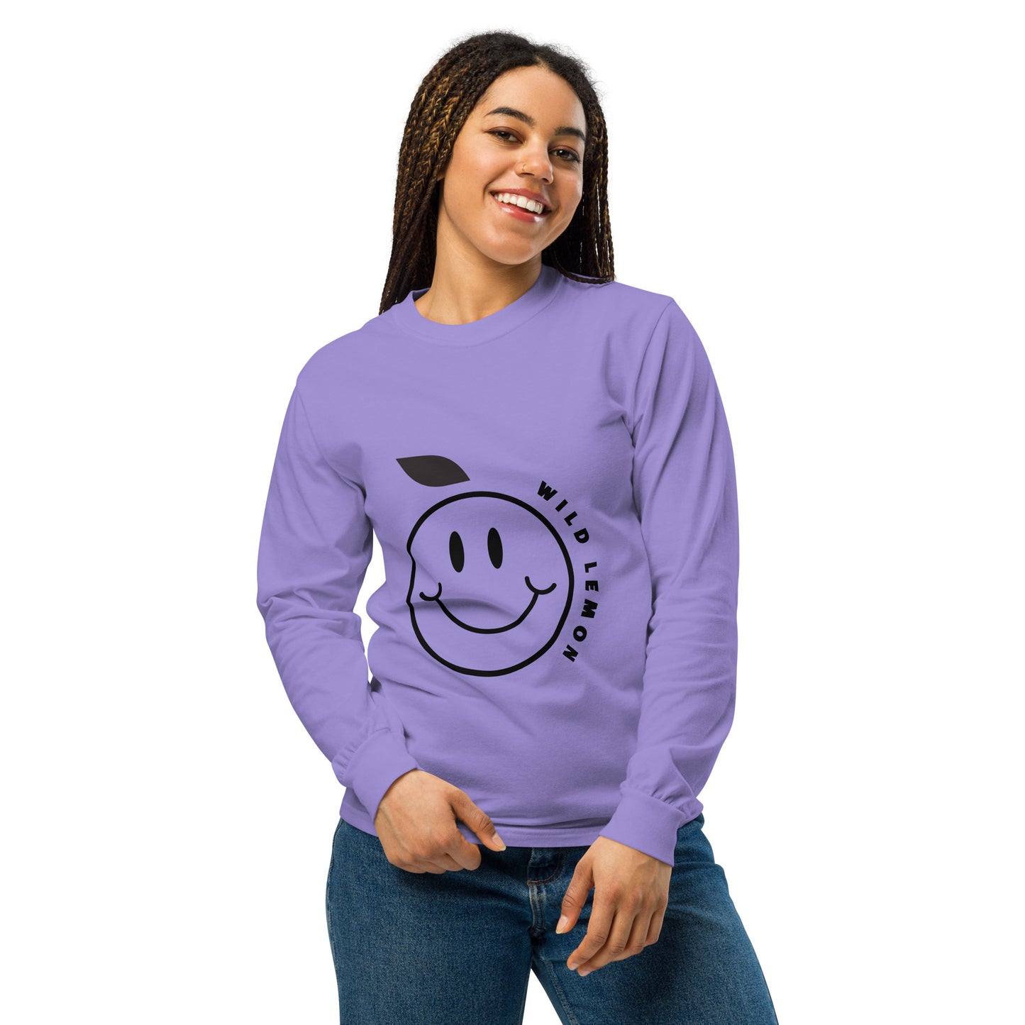 Wild Smiley heavyweight long-sleeve shirt